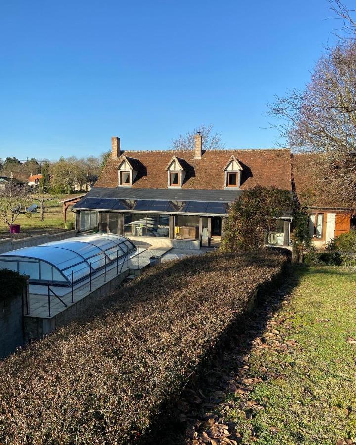 La Charmeraie : Gite De Charme, Piscine Et Spa Thésée Exteriör bild
